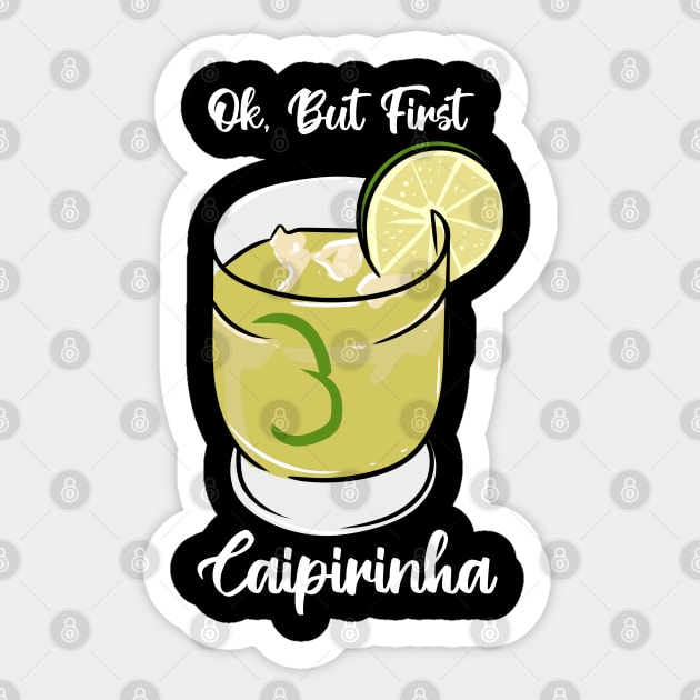 Caipirinha, Brazilian Sticker by maxdax